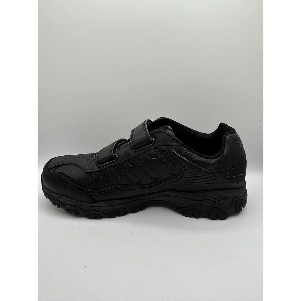 Skechers Men 50121EWW Black Memory Foam Extra Wide Fit Velcro Sneakers Size 12